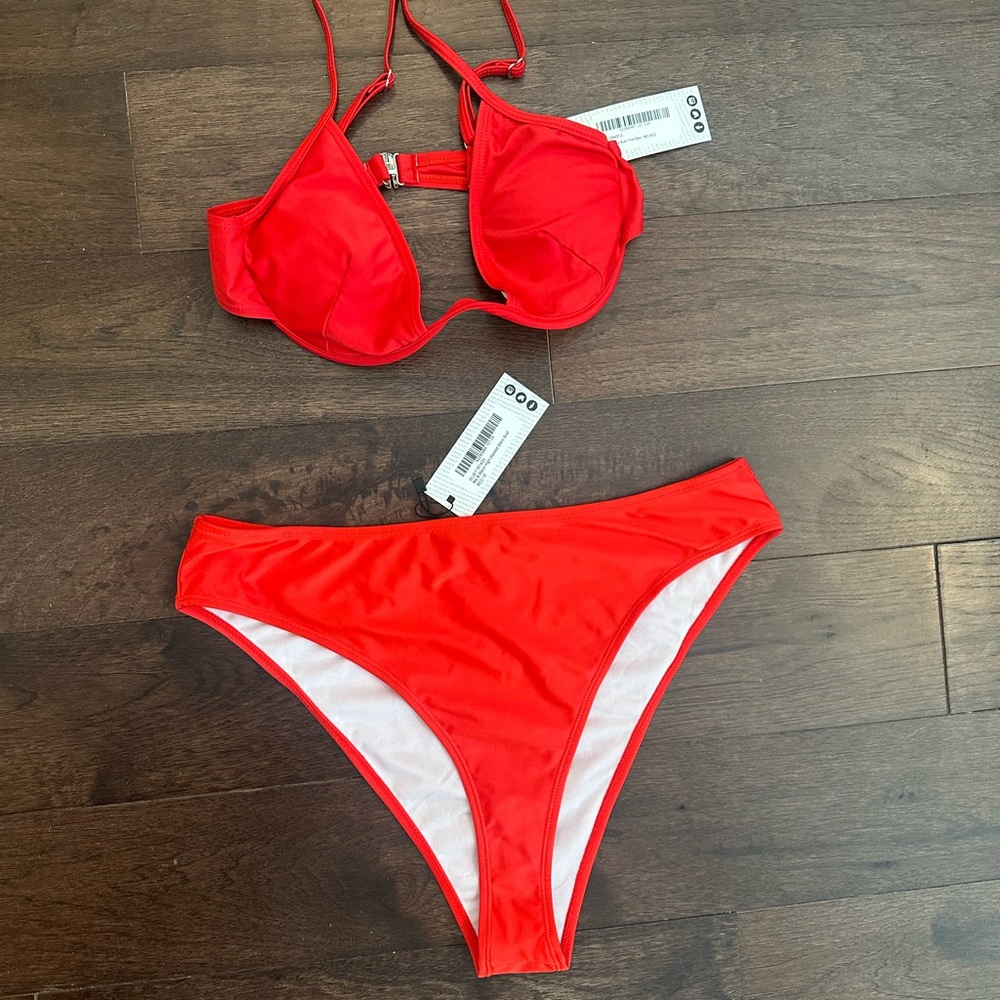 Boohoo Red Bikini Set - NWT
